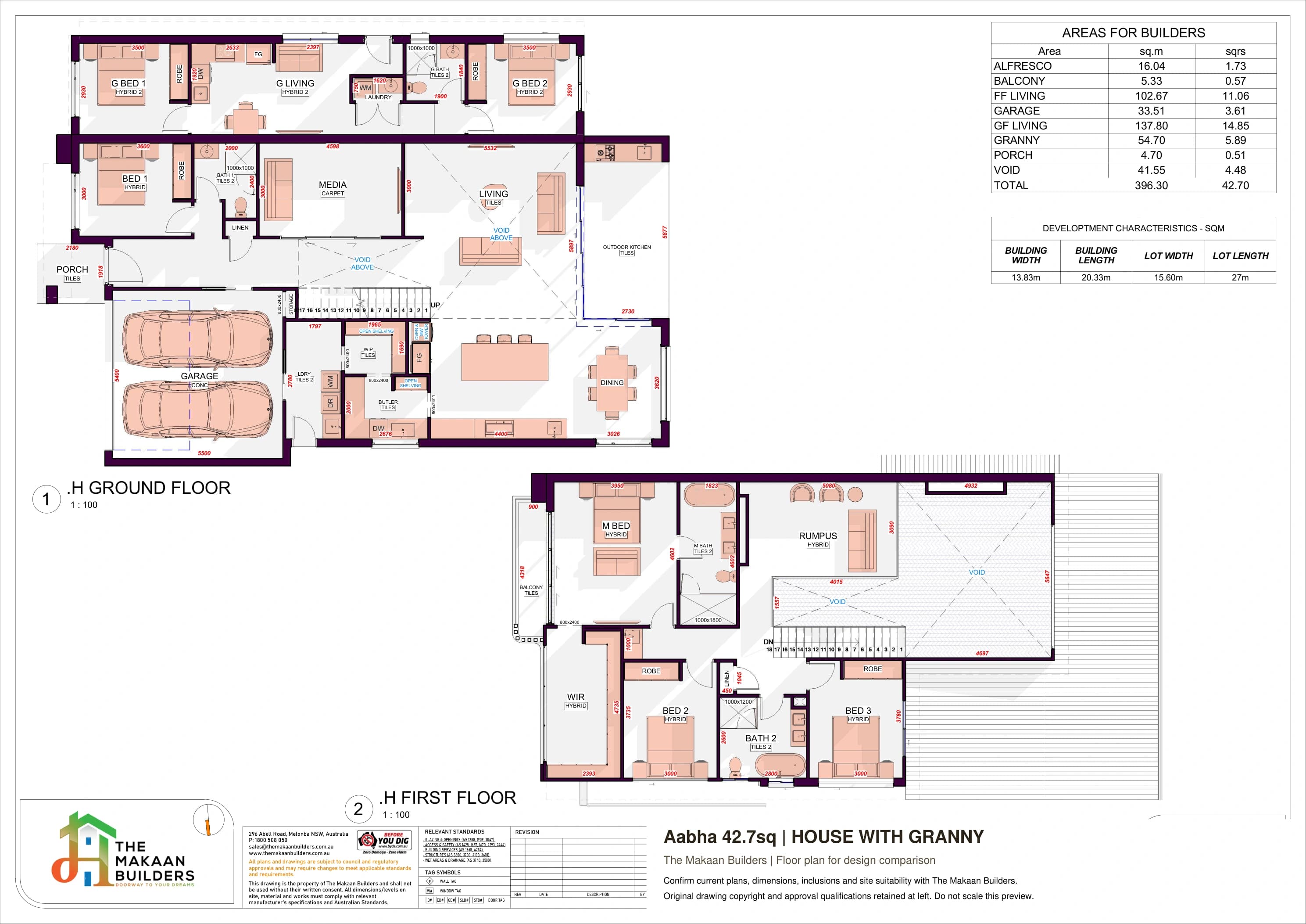 Aabha 42.7sq floor plan