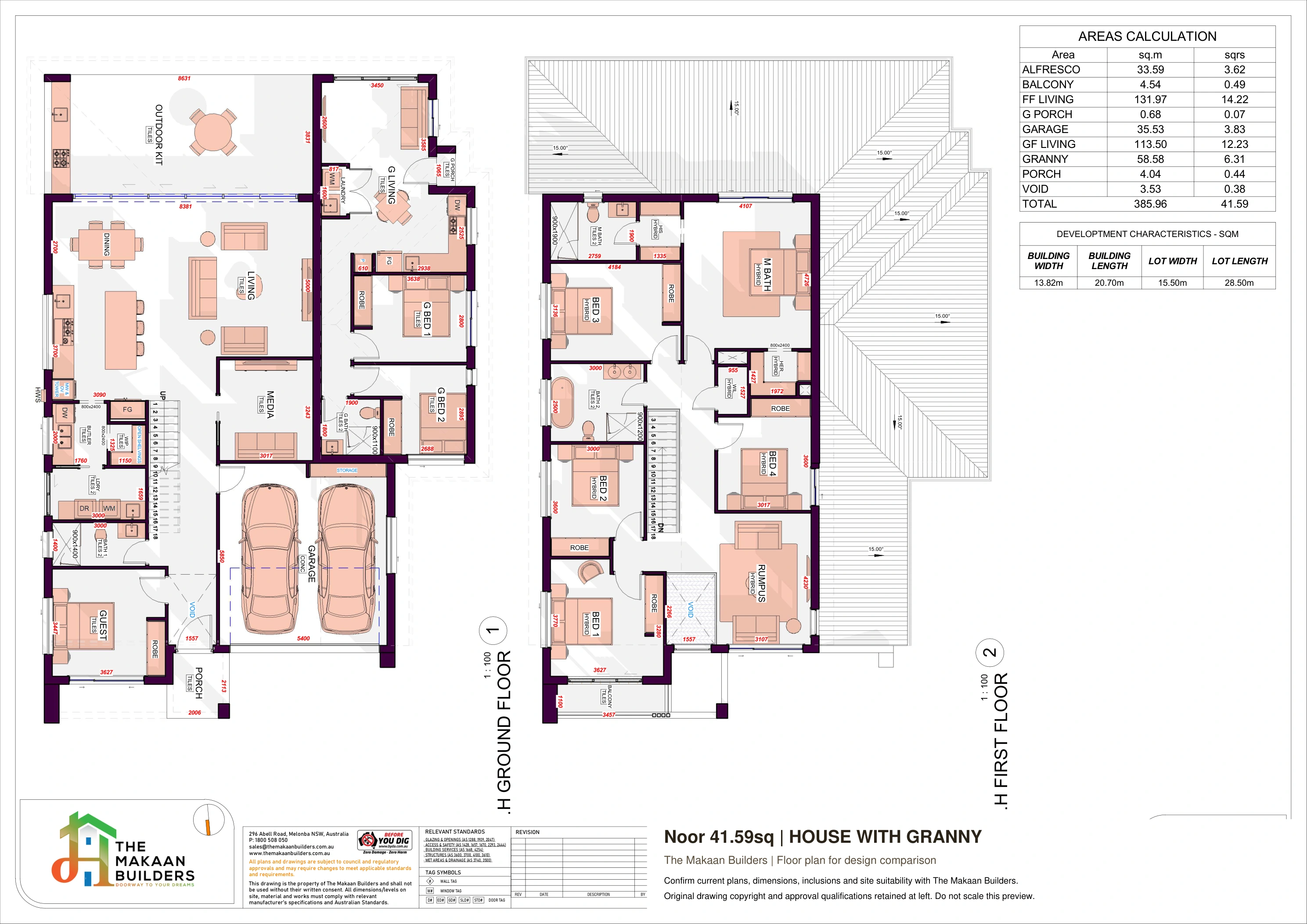 Noor 41.59sq floor plan