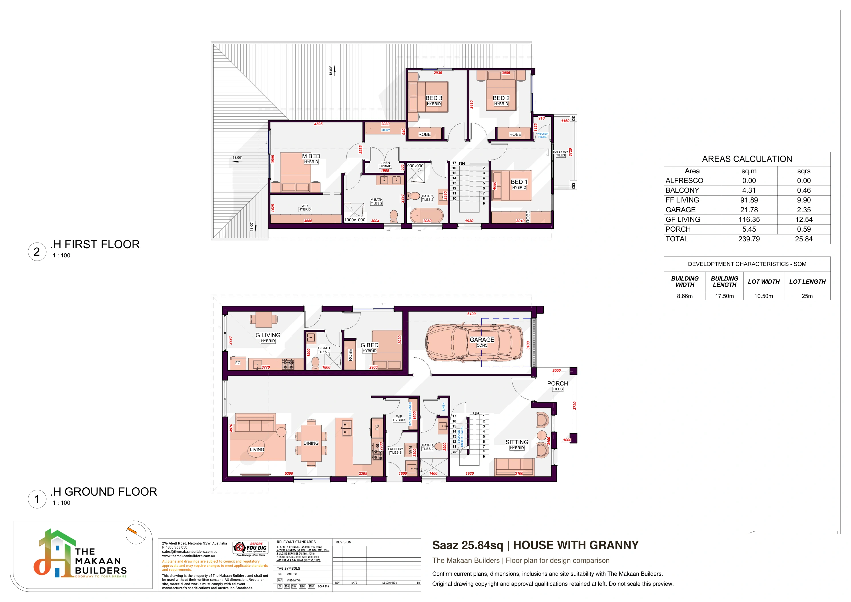 Saaz 25.84sq floor plan