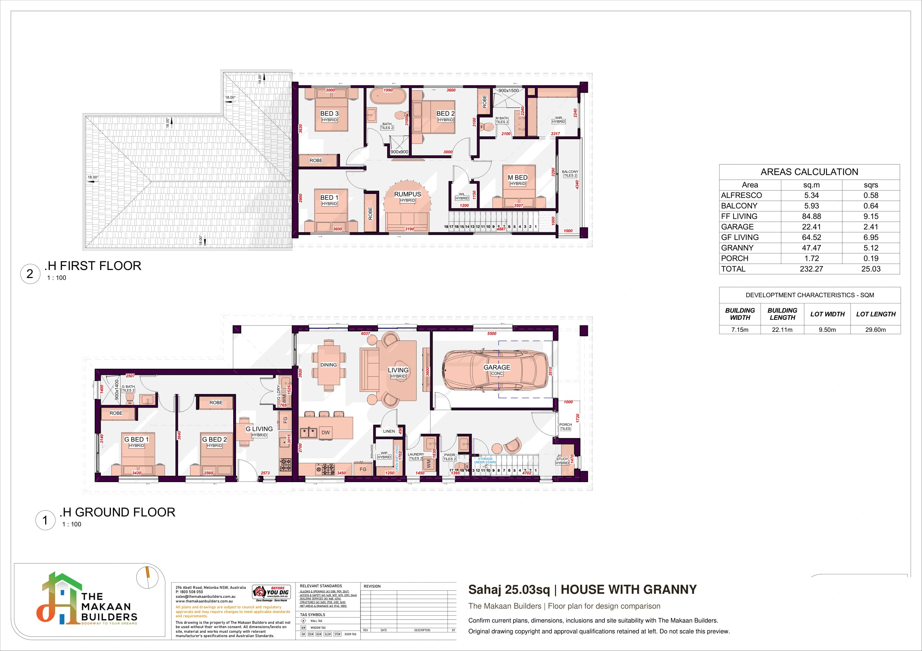 Sahaj 25.03sq floor plan