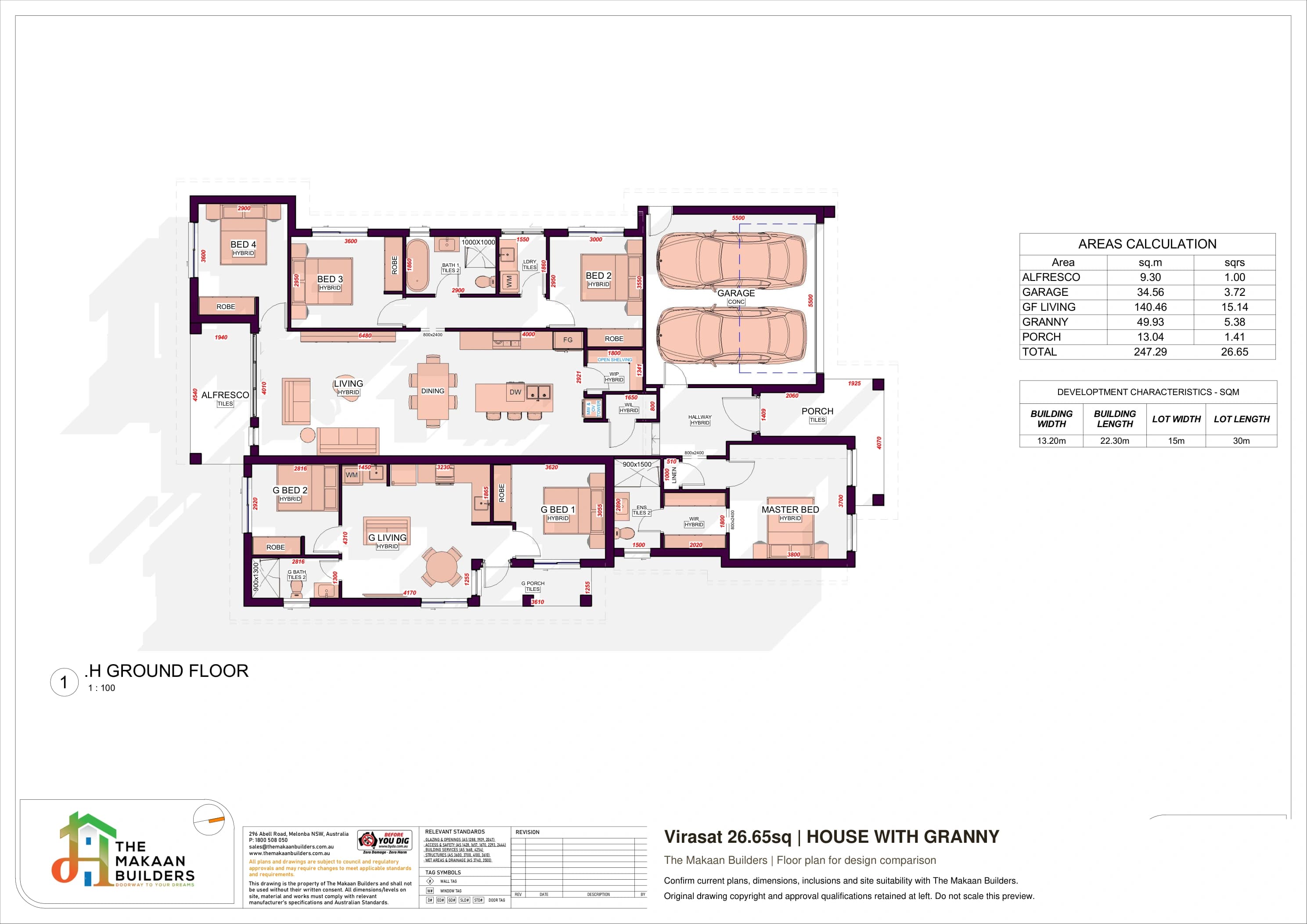 Virasat 26.65sq floor plan