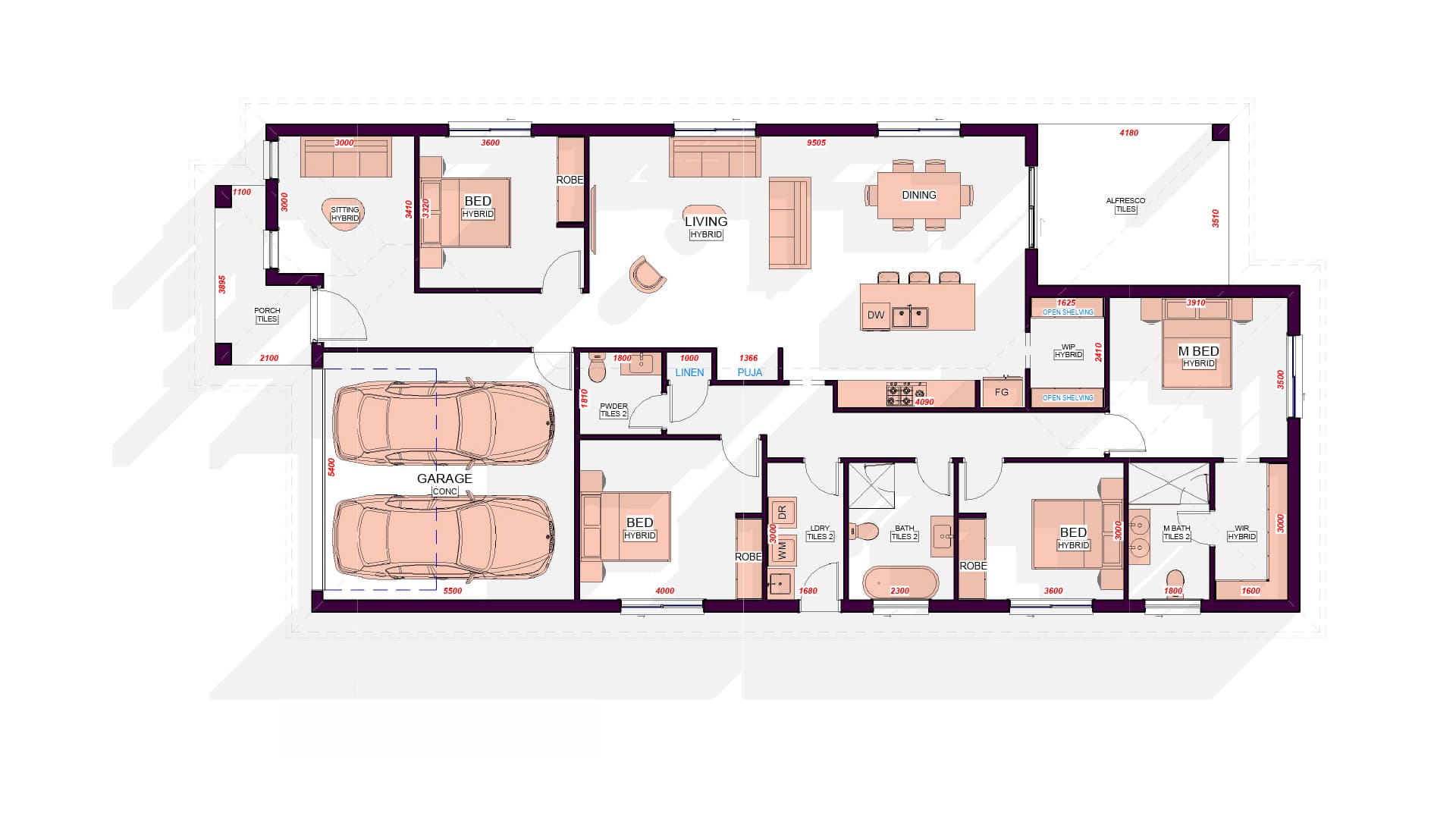 Kaveri 25sq floor plan