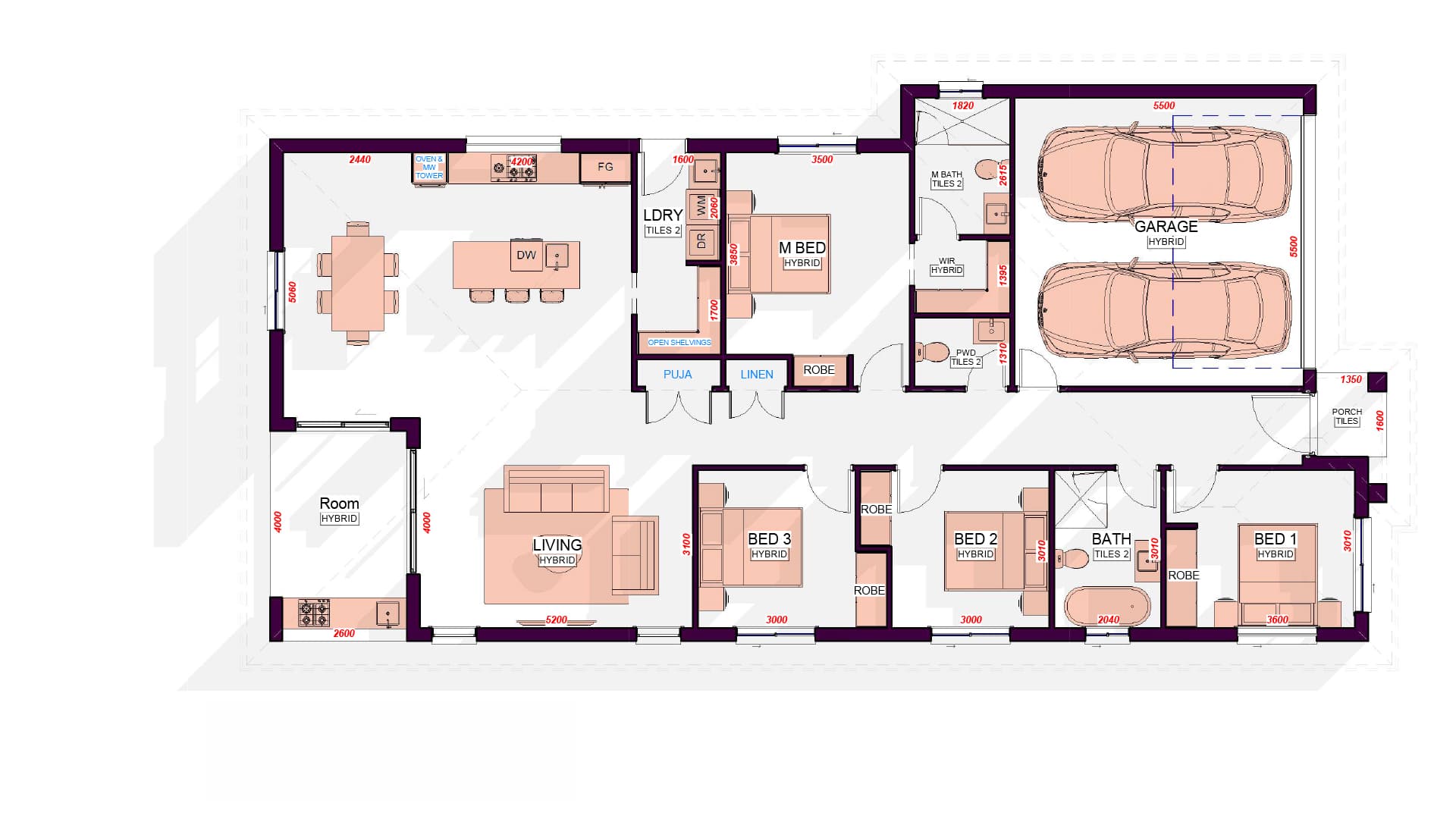 Tapti 22sq floor plan
