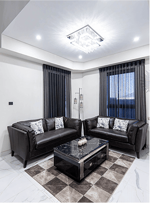Refined dual-living interior